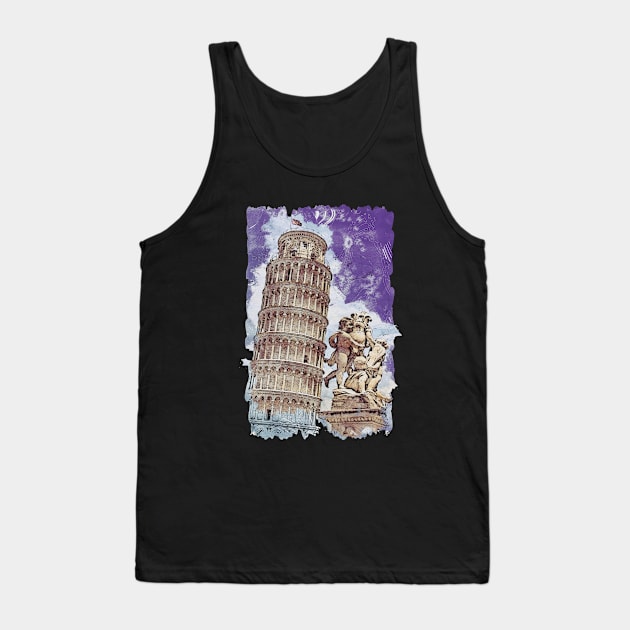 Leaning Tower of Pisa Tank Top by KMSbyZet